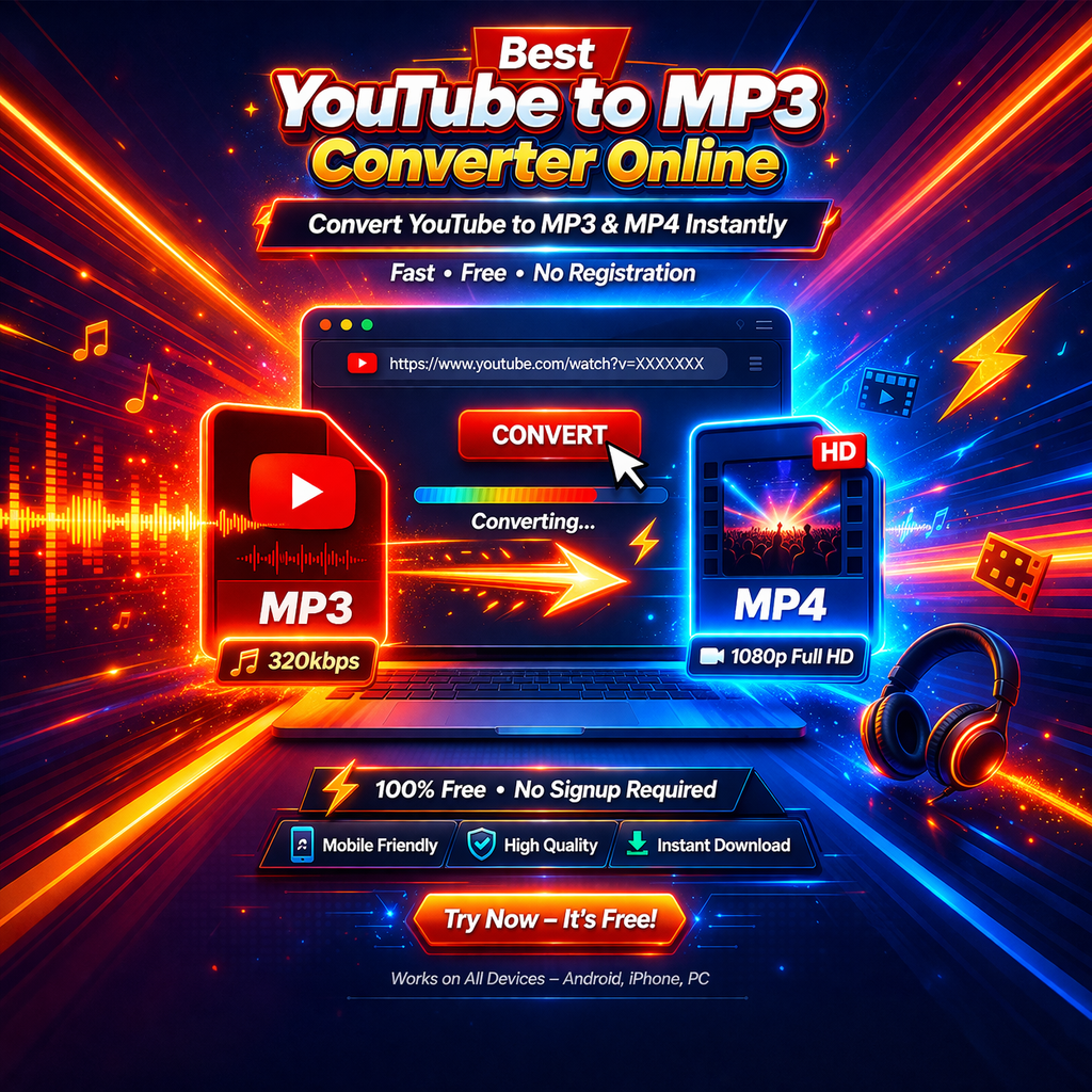 Best YouTube to MP3 Converter Online – Convert YouTube to MP3 & MP4 Instantly
