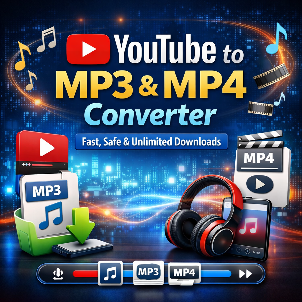 YouTube to MP3 & MP4 Converter – Fast, Safe & Unlimited Downloads