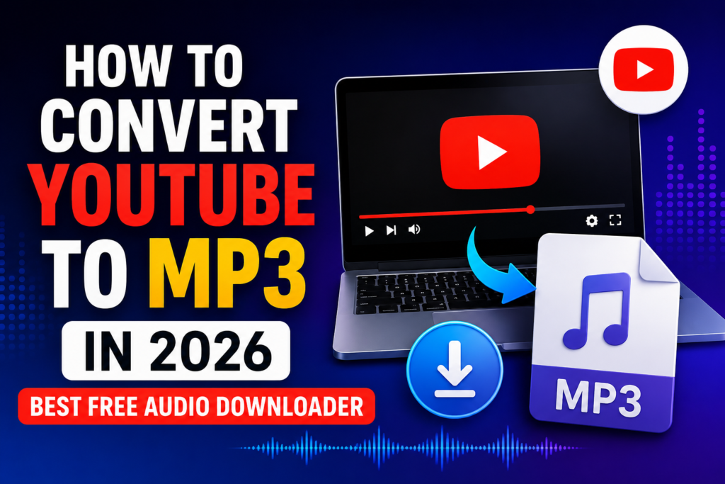 How to Convert YouTube to MP3 in 2026 Best Free Audio Downloader